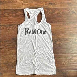 White Ketel One Tank Top | Ketel One Vodka | Edgy Tank Top | Graphic Tee